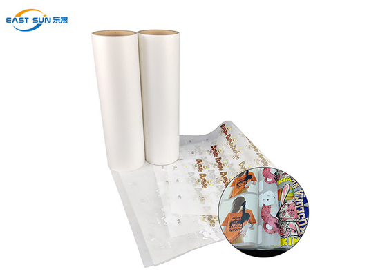 Good price 0.075 মিমি বেধ পোশাক শিল্পের জন্য ডিটিএফ মুদ্রণ ফিল্ম অনলাইন