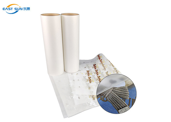 Good price 30 33 সেমি তাপ স্থানান্তর ডিটিএফ পিইটি ফিল্ম ডিটিএফ মুদ্রণের জন্য ভাল কালি ফিক্সিং স্তর পিইটি ফিল্ম অনলাইন