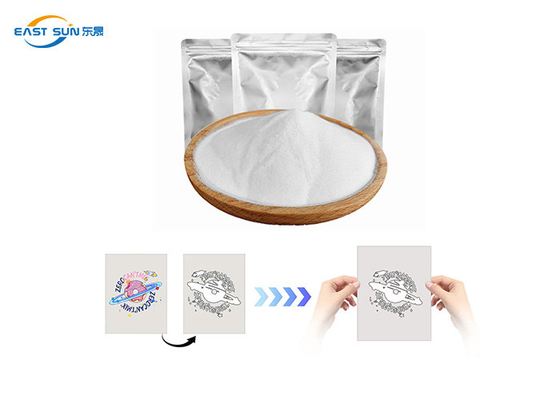 ভালো দাম Good Hand Feeling White Powder Dtf Tpu Polyurethane Adhesive For Heat Transfer অনলাইন